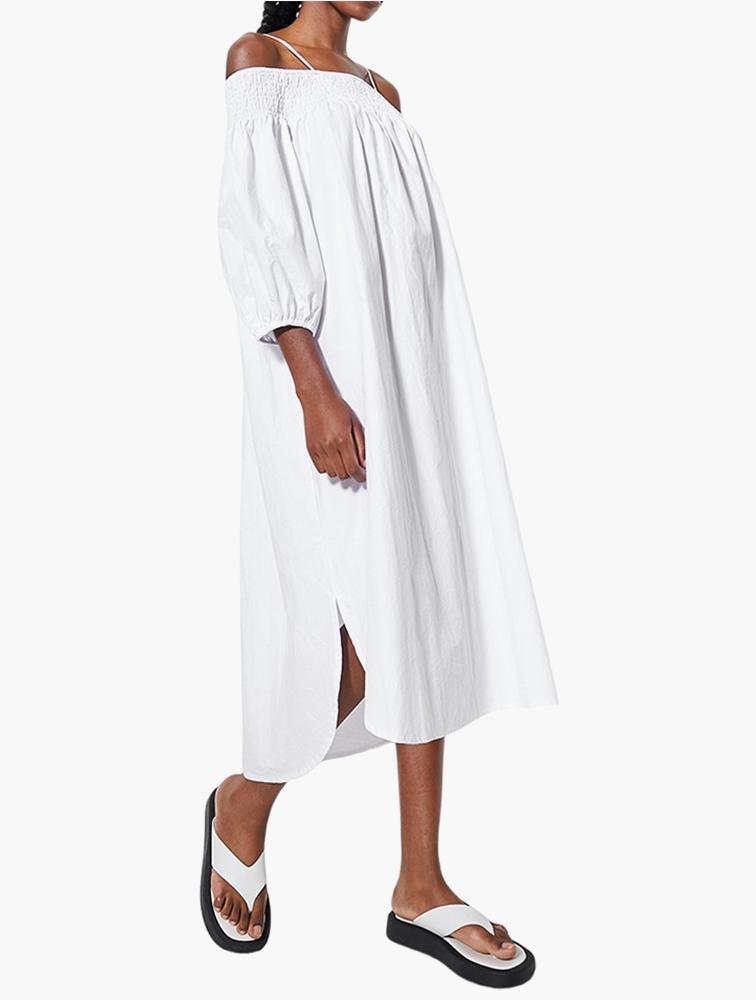 MyRunway Shop Superbalist Label Off The Shoulder Shirred Dress
